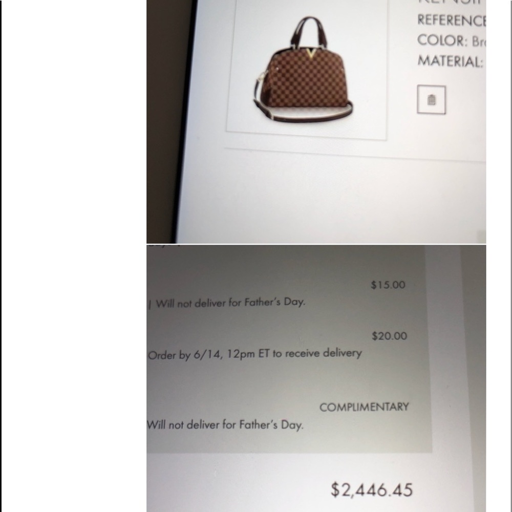 ❤️Sold❤️authentic Louis Vuitton Kensington bowling - Picture 6 of 8